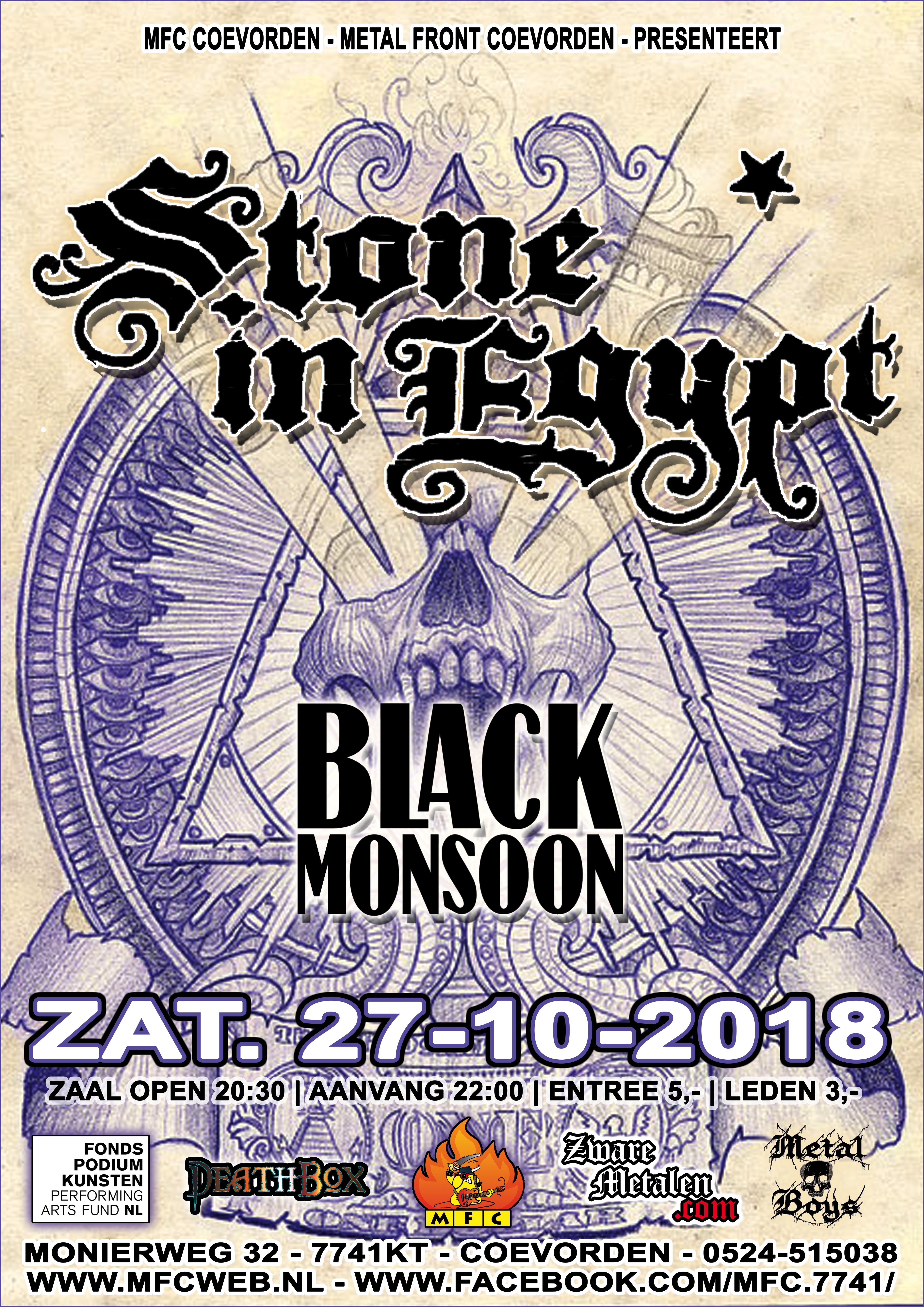 Concert: Stone in Egypt + Black Monsoon